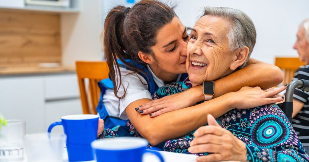 Seniors In Residential Care Home